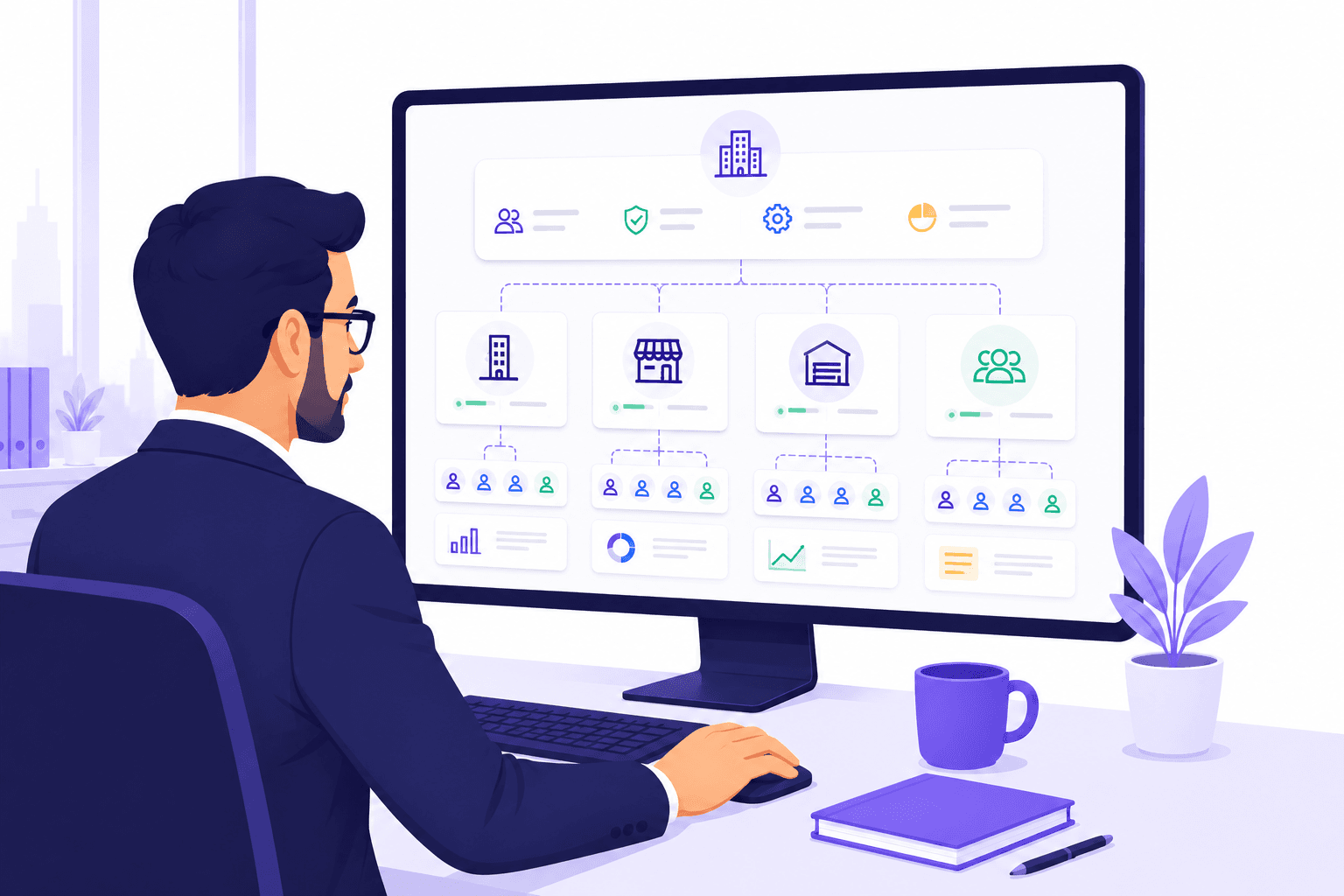 Création d'un réseau multi-sites — Squoad