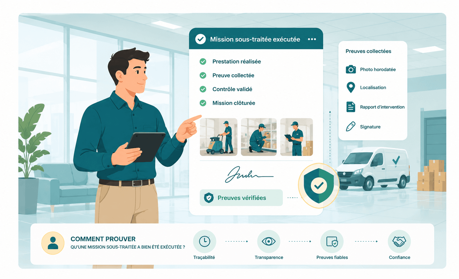 Cover Image for Comment prouver qu'une mission sous-traitée a bien été exécutée ?